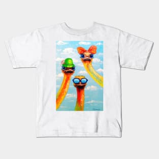 Friends ostriches Kids T-Shirt